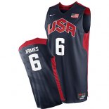 Camisetas NBA de Lebron James USA 2012 Negro