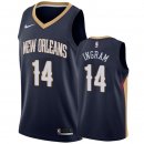 Camisetas NBA De New Orleans Pelicans Brandon Ingram Marino Icon 2019-20