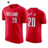 T-Shirt NBA Portland Trail Blazers Harry Giles III Rojo Statement 2020