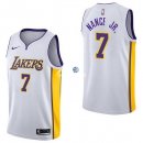 Camisetas NBA de Larry Nance Jr Los Angeles Lakers Blanco Association 17/18