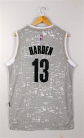 Camisetas NBA Luces Ciudad Lillard Houston Harden Gris