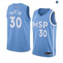 Camisetas NBA de Kelan Martin Minnesota Timberwolves Nike Azul Ciudad 19/20