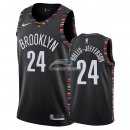 Camisetas NBA de Rondae Hollis Jefferson Brooklyn Nets Nike Negro Ciudad 18/19