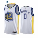 Camisetas NBA de Golden State Warriors Gary Payton II Nike Blanco Association 2021