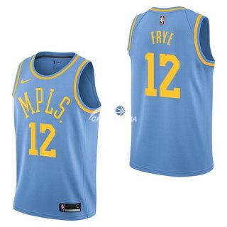 Camisetas NBA de Channing Frye Los Angeles Lakers Retro Azul 17/18
