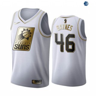 Camisetas NBA de Aron Baynes Phoenix Suns Blanco Oro 19/20