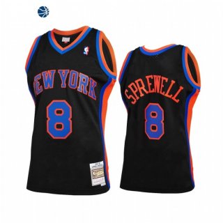 Camisetas NBA New York Knicks Latrell Sprewell Reload 2.0 Negro Hardwood Classics 2021