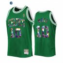 Camisetas NBA Boston Celtics NO.10 Jo Jo White 75th Aniversario Verde Throwback 2022