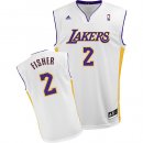 Camisetas NBA de Fisher Los Angeles Lakers Blanco