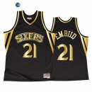 Camisetas NBA Philadelphia 76ers Joel Embiid Negro Throwback 2021