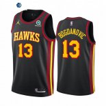 Camiseta NBA Ninos Atlanta Hawks Bogdan Bogdanovic Negro Statement 2020-21