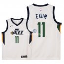 Camisetas de NBA Ninos Utah Jazz Dante Exum Blanco Association 2018