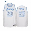 Camiseta NBA Ninos Los Angeles Lakers LeBron James Blanco Ciudad 2020-21