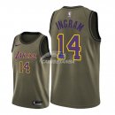 Camisetas NBA Salute To Servicio Los Angeles Lakers Brandon Ingram Nike Ejercito Verde 2018