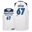 Camisetas de NBA Ninos Minnesota Timberwolves Taj Gibson Blanco Association 2018