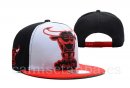 Snapbacks Caps NBA De Chicago Bulls Blanco Rojo Negro