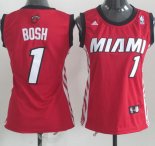 Camisetas NBA Mujer Chris Bosh Miami Heat Rojo