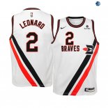 Camisetas de NBA Ninos Los Angeles Clippers Edición Ganada Kawhi Leonard Blanco