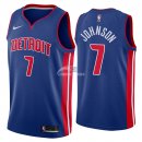 Camisetas NBA de Stanley Johnson Detroit Pistons Azul Icon 2018