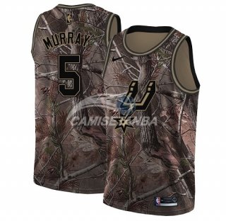 Camisetas Camo NBA Swingman Realtree Collection San Antonio Spurs Dejounte Murray 2018