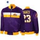 Chaqueta NBA Los Angeles Lakers LeBron James The Ambassador Purpura