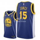 Camisetas NBA Golden State Warriors Damian Jones 2018 Finales Azul