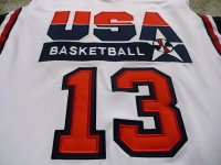 Camisetas NBA de Paul USA 1992 Blanco