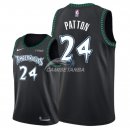 Camisetas NBA de Justin Patton Minnesota Timberwolves Retro Negro 2018