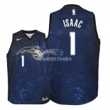 Camisetas de NBA Ninos Orlando Magic Jonathan Isaac Nike Marino Ciudad 2018