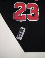 Camisetas NBA de Manga Corta Michael Jordan Chicago Bulls Negro