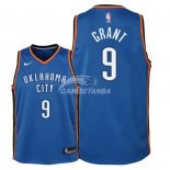 Camisetas de NBA Ninos Oklahoma City Thunder Jerami Grant Azul Icon 2018