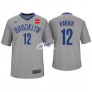 Camisetas NBA de Manga Corta Joe Harris Brooklyn Nets Gris 17/18