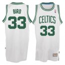 Camisetas NBA de Larry Bird Boston Celtics Blanco