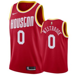 Camisetas NBA Houston Rockets Russell Westbrook Rojo Hardwood Classics 2019-20