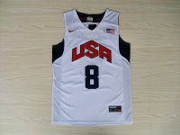 Camisetas NBA de Deron Williams USA 2012 blanco