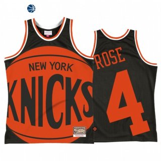 Camisetas NBA New York Knicks rrick Rose Big Face 2.0 Negro 2021