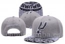 Snapbacks Caps NBA De San Antonio Spurs Gris