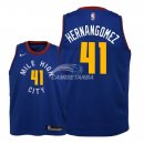 Camiseta NBA Ninos Denver Nuggets Juan Hernangomez Azul Statement 18/19