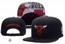 Snapbacks Caps NBA De Chicago Bulls Rojo Negro NO.04