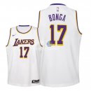 Camisetas de NBA Ninos Los Angeles Lakers Isaac Bonga Blanco Association 18/19