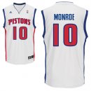 Camisetas NBA de Greg Monroe Detroit Pistons Blanco
