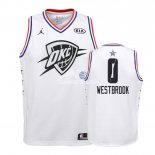Camisetas de NBA Ninos Russell Westbrook 2019 All Star Blanco