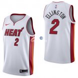 Camisetas NBA de Wayne Ellington Miami Heats Nike Blanco Ciudad 17/18