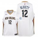 Camisetas de NBA Ninos New Orleans Pelicans Trevon Bluiett Blanco Association 2018