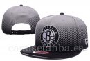 Snapbacks Caps NBA De Brooklyn Nets Gris Blanco
