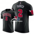 Camisetas NBA de Manga Corta Jabari Parker Chicago Bulls Negro 17/18