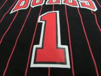 Camiseta NBA Ninos Chicago Bulls Derrick Rose Negro Tira