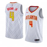 Camisetas NBA De Atlanta Hawks Charlie Brown Jr. Blanco Association 2019-20