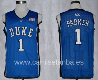 Camisetas NCAA Duke Jabari Parker Azul
