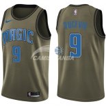Camisetas NBA Salute To Servicio Orlando Magic Nikola Vucevic Nike Ejercito Verde 2018
